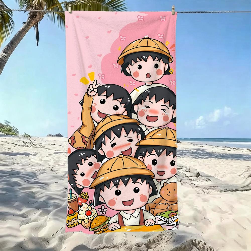 Cute C-Chibi Maruko-chanS Towel Five-Star Hotel Quality Eco-Friendly Ultra Soft Thick Towels & Beach Towels
