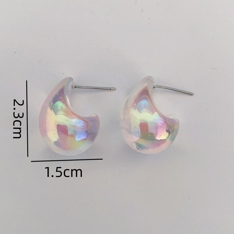 

Универсальные геометрические серьги-капли 2024 года для женщин: Украшения для ушей в европейском и американском стиле в холодном стиле