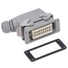 Heavy Duty Connectors 16 Contacts Side Out Industrial Waterproof Aviation Plug Socket