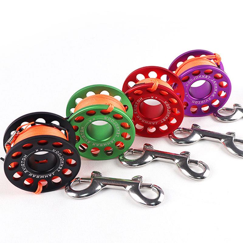 HOTDIVE Scuba Diving Aluminum Alloy Reel