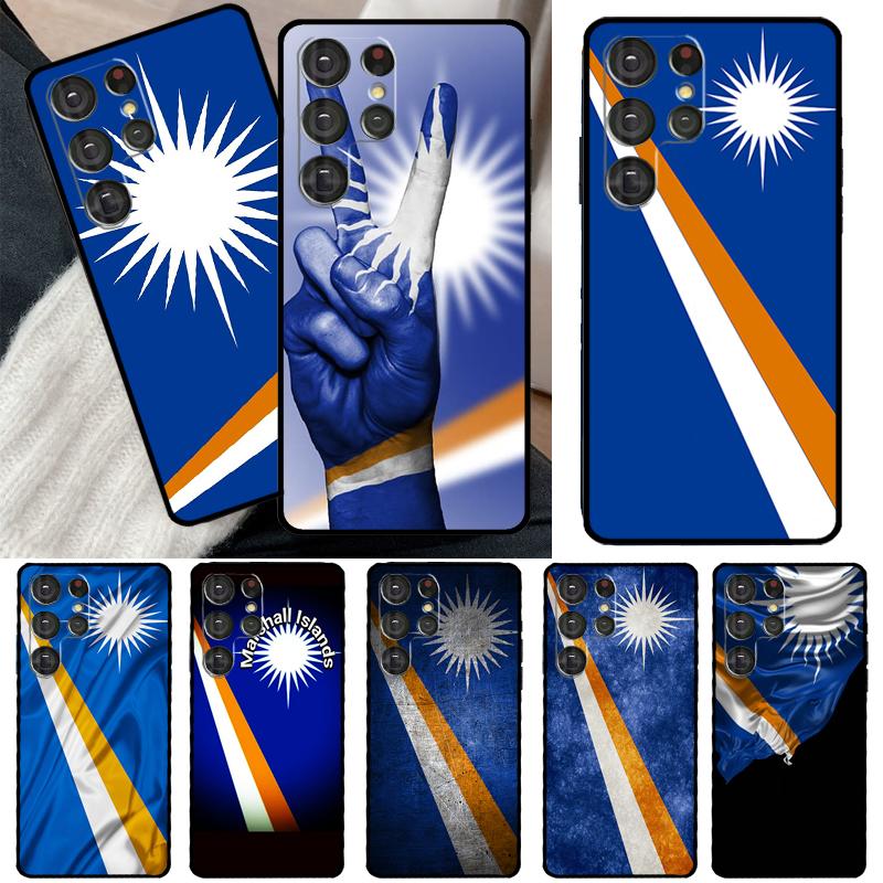 

Marshall Islands Flag For Samsung Galaxy S21 S22 Ultra Note 20 S8 S9 S10 Plus Note 10 Plus S20 FE Phone Cover