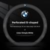Car Steering Wheel Cover Ultra-thin Breathable Car Accessories For BMW E92 E53 E61 E62 E93 GT G30 G20 G05 G11 E48 Series i3 G07 XN9