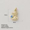 Cute Marine Animal Starfish Conch Charms For Jewelry Making Supplies Gold Color Shell Crab Dijes Diy Earring Bracelet Necklace