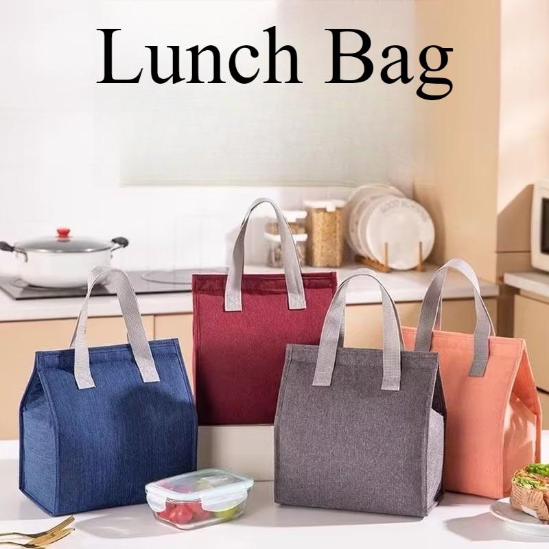 Picnic Food Bag Cooler Lunch Box Bag Thermal Breakfast Organizer Food Hand Bags Tote Canvas Lunch Bag Waterproof Lunch BagGood Product
