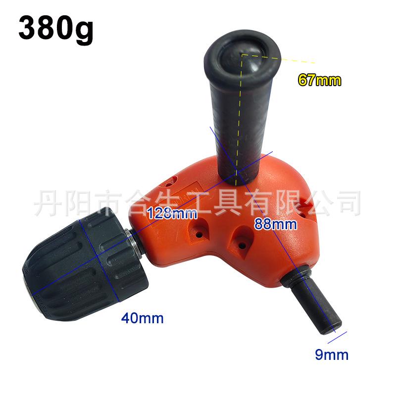 

Насадка для дрели под прямым углом 90 градусов с трехкулачковым патроном для труднодоступных мест