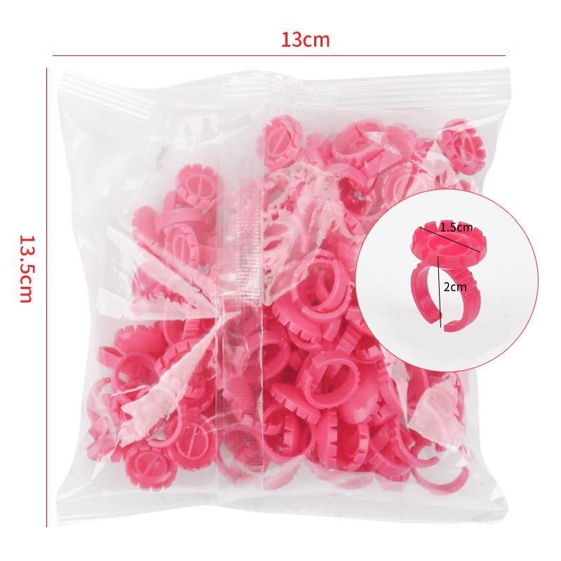 Multi-Color Microblading Pigment Ring Tray for Quick Blooming Makeup