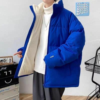 Winter Hong Kong Style Cotton Jacket - Warm, Windproof, Loose Fit, Plus Velvet Thickened Couple's Outerwear