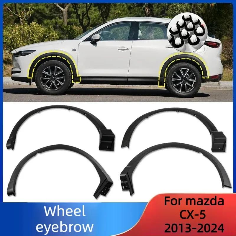 Autozubehör Kratzfest Für Mazda CX-5 2013-2024 Vordere Hintere Radlaufleisten Kotflügel Kratzfeste Verkleidung Außen Teile