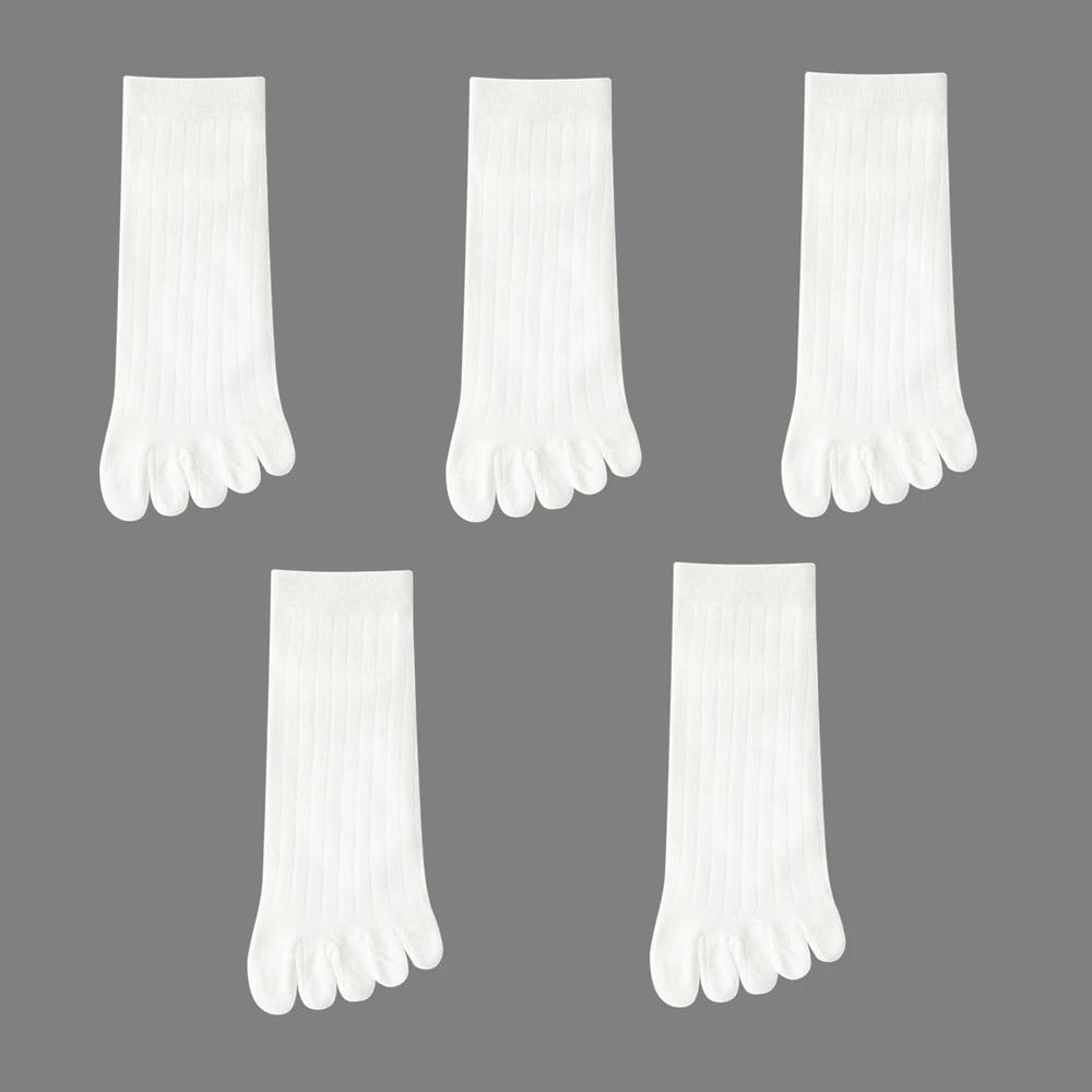 5 Pairs Summer Five Finger Socks for Men Thin Cotton Toe Socks with Separate Fingers Low Cut Ankle Sports Socks high quality