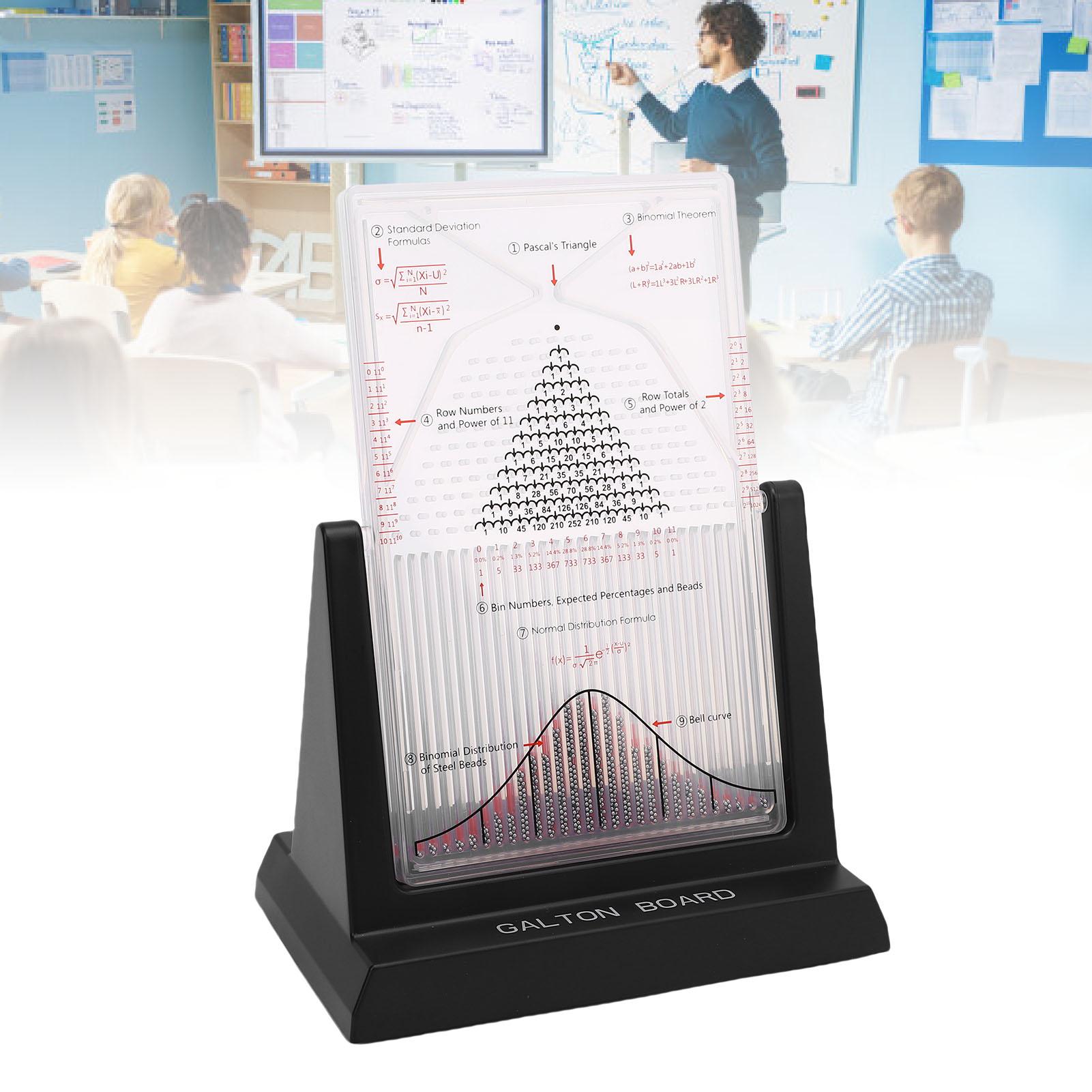 Probability Demonstrator Normal Distribution Model Probability Physics Teaching Aid with 2800 Metal Beads ABS