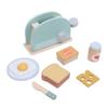Wooden Toaster Play Set Kids Play Toaster Accessory Set Educational Parent Child Interactive Toy