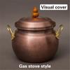 Thickened stewpot Handmade copper soup pot capacity copper pots Induction cooker soup pot Gas stockpot Pure Copper Soup Pots