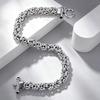 Stainless Steel 7mm Non-fading Bracelet Trendy Hip-hop Men Chain Bracelets