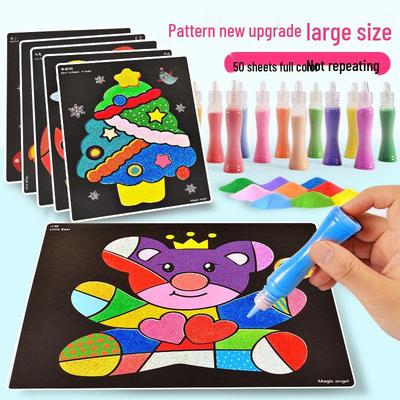 Hibiscus Angel Kids' DIY Sand Art Set - Boys & Girls