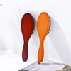 Brosse à Cheveux Ovales en Poils de Sanglier Naturels Antistatique Peigne de Coiffure Peigne Styleur Bois Brosse à Cheveux Femme