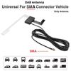 DAB/DAB+ Car Radio Head Unit Aerial Antenna Windshield Mounting SMB SMA Plug Reception Europe GPS Signal Receiver USB All-in-one