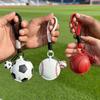 PU Leather Soccer Leather Keychain Cartoon Sports Themed Gift Charm  Gift for Sports Lovers