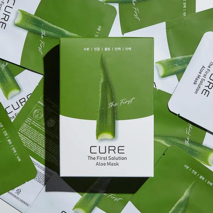 [Kim Jungmoon Aloe] Cure the First Aloe Mask Pack 10 sheets