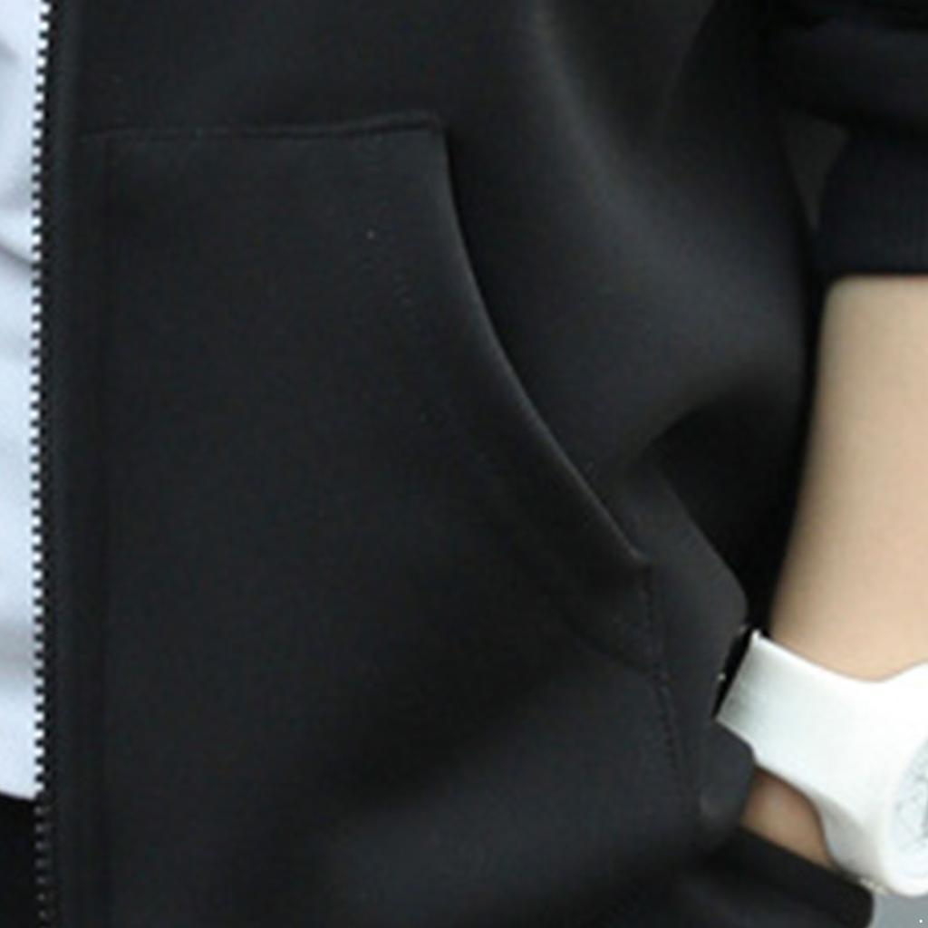 Boys Spring and Autumn Sports Suit Middle and Large Children Hooded Long-sleeved Jacket + Casual Pants Two-piece Set