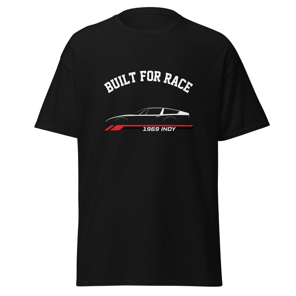 1969 Indy Built For Race T-Shirt Car Enthusiast Graphic Tee Unisex Gift