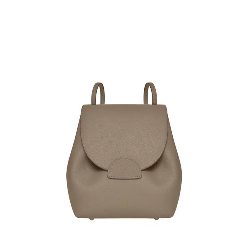 Backpack French Women'S Solid Color Shoulder Bag Travel Bag Lightweight Versatile Backpack