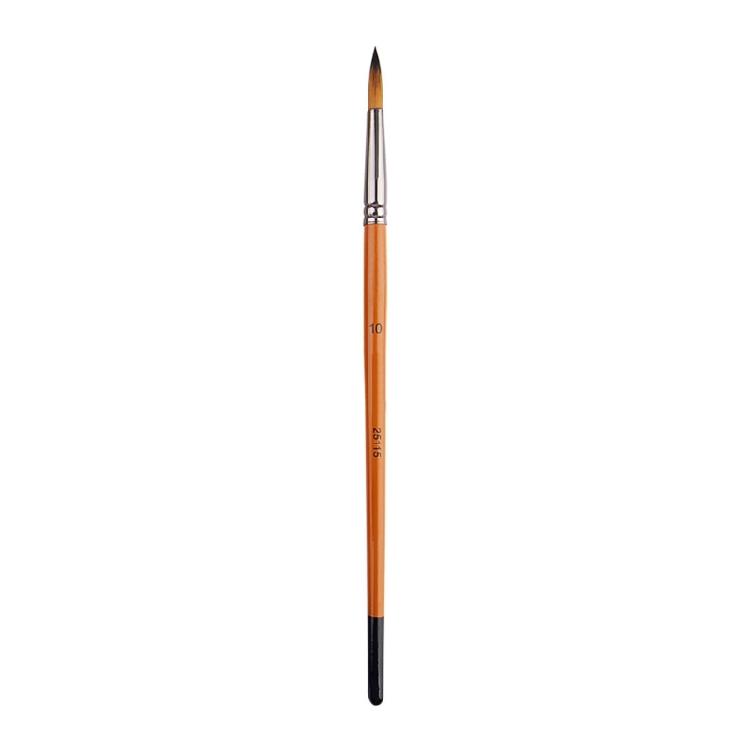 Wood Handle Fine Detail Brush Nylon Bristles Paint Brush Miniature Brush for Acrylic Watercolor Gouache Oil Painting