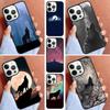 Animal The Wolf Howl Phone Case For iPhone 17 Air 11 12 13 14 15 16 Pro Max Cover For iPhone 17 Air Max Plus Coque Shell