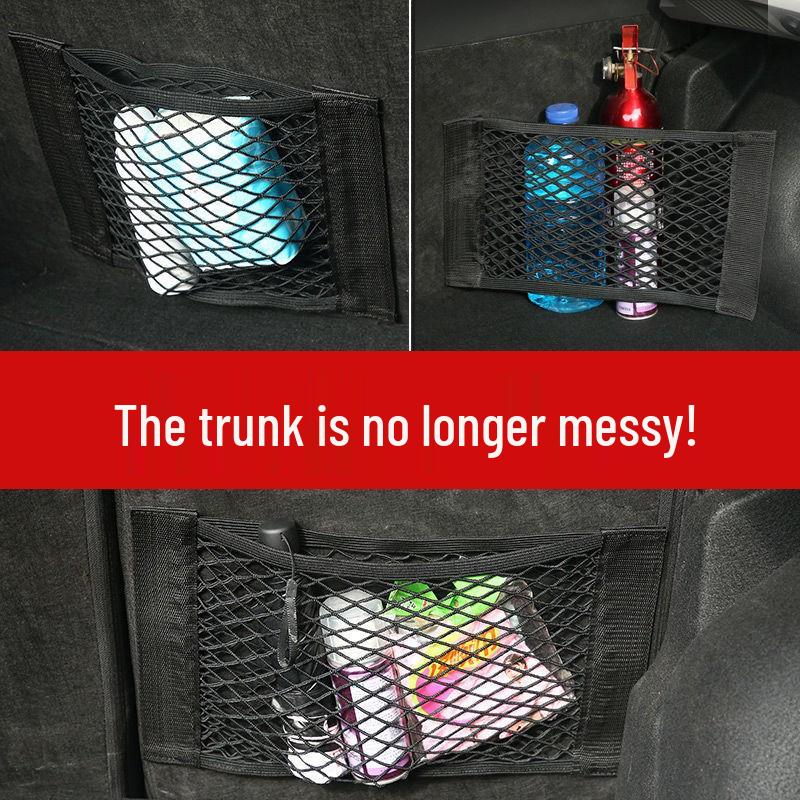 Car Trunk Multi-Functional Mesh Storage Pocket