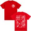 Camisetas de Anime Jojo's Bizarre Adventure Manga para Hombres y Mujeres Casual Algodón Mangas Cortas Top Oversize