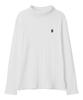 MIDSUN Ribbed Slim Turtle Neck - Ivory