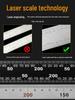 Stainless Steel Thickened L-Shaped Right Angle Ruler (90°, 300/500/600mm) for Woodworking & Decoration