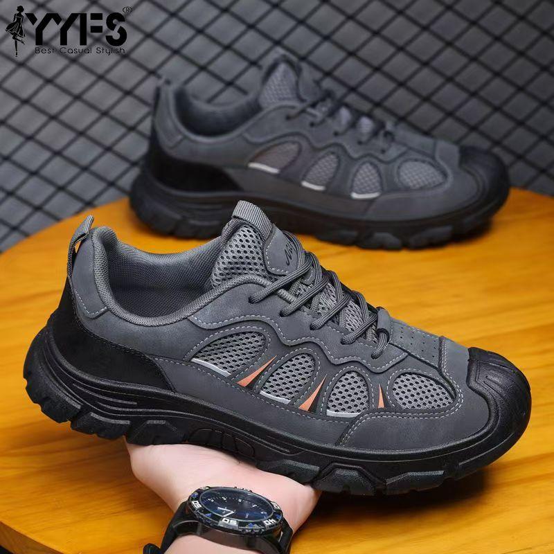 Summer Soft Sole Breathable Mesh Comfortable Non-slip Wear-resistant Work Wear Shoes