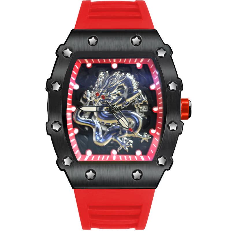 Richard 2024 Men's Quartz Luminous Sport Watch - Casual, Fashionable, Waterproof, Full-Automatic
