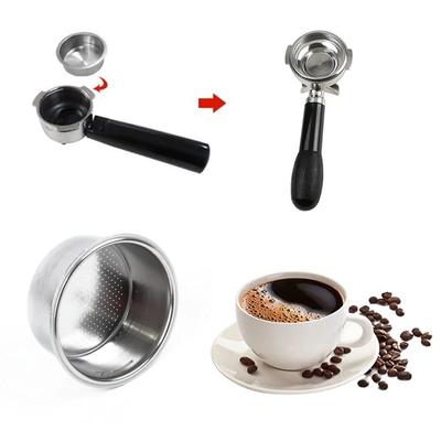 Coffee Machine Filter Basket 51mm Non Pressurized Compatible With For Breville And For Krups Stainless Steel Replacement Part