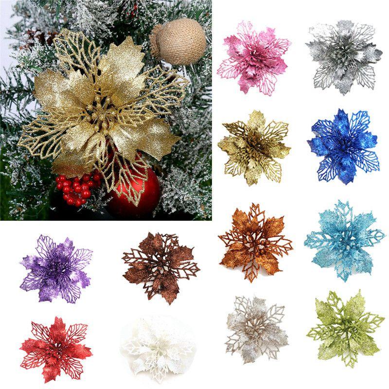 Exquisite Glitzer-Kunstblumen für elegante Heim- und Hochzeitsdekoration