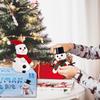 9 Pack Build a Snowman Kit Snowman Christmas Crafts for Kids Gift, Modeling Clay Snowman DIY Kit
