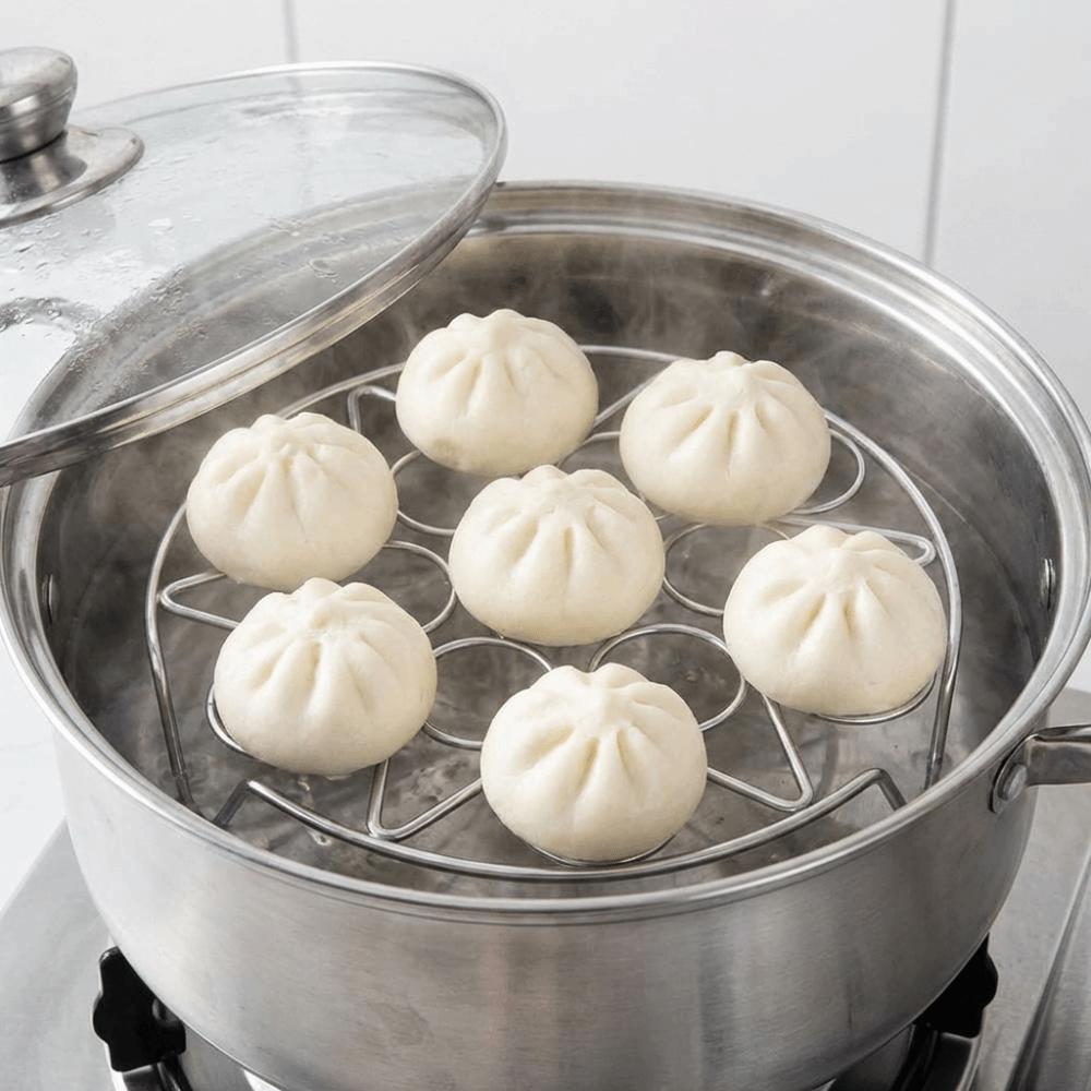 1/2PCS Heat-Resistant Egg Cooking Rack Efficient Pot Steaming Stand  Breakfast Making