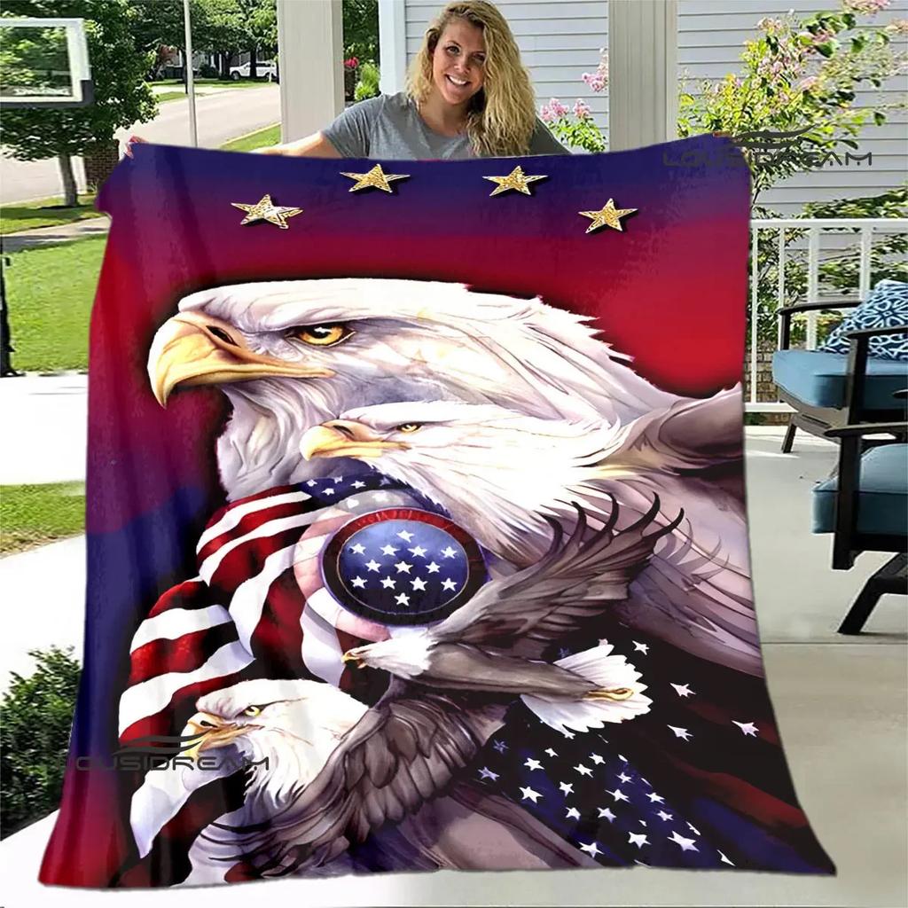 3D Eagle Printing blanket flannel Soft and comfortable blanket blankets for beds picnic blanket warm blanket birthday gift