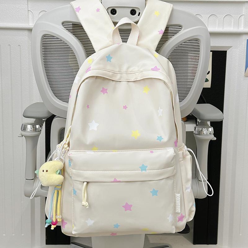 Schoolbag Japanese school bag Junior high school ins girl heart star large capacity versatile dopamine mini backpack backpack