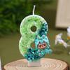 Trendy Cartoon Birthday Number Candles for Party Cake Decoration