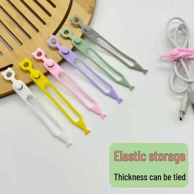 Multifunktionales Silikon-Kabel-Organizer-Lanyard