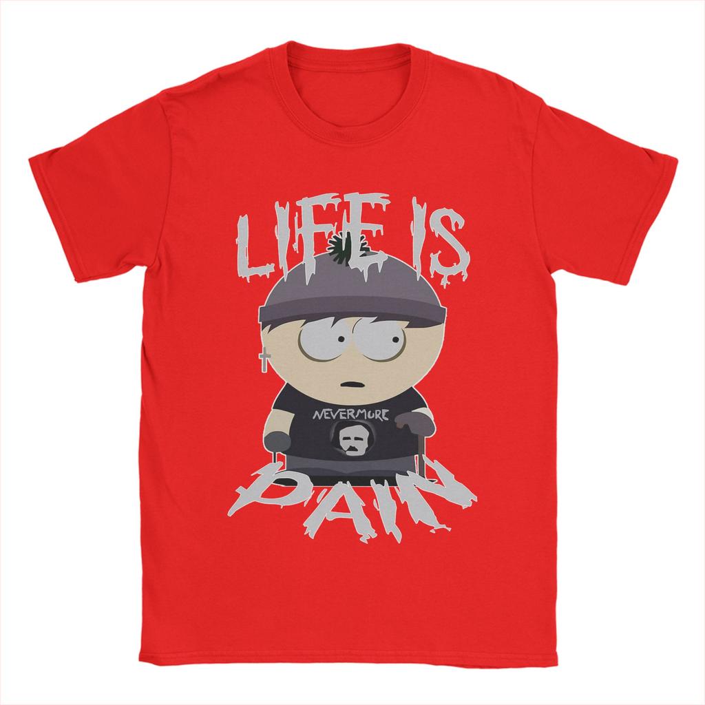 Life Is Pain SouthParks T Shirt Mens 100 Cotton Novelty TShirt Round Neck Tee Shirt Short Sleeve Clothes Party