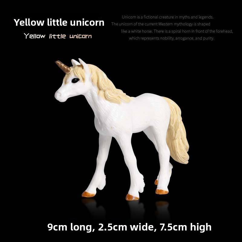 Unicorn Model Miniature Toy For Kids Creative Play And Educational Therapy