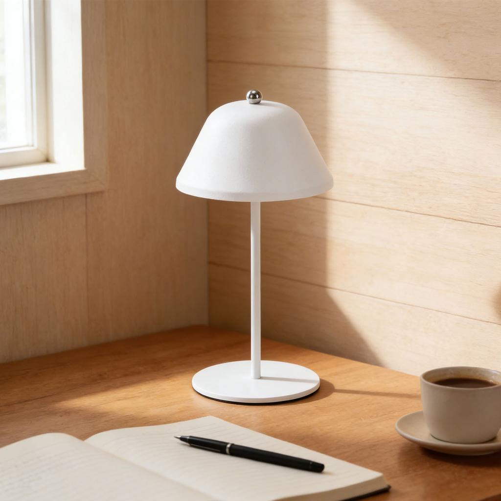 Cordless Table Lamp Dimmable USB Powered Eye Care Bedside Table Lamp for Bar Home Decor