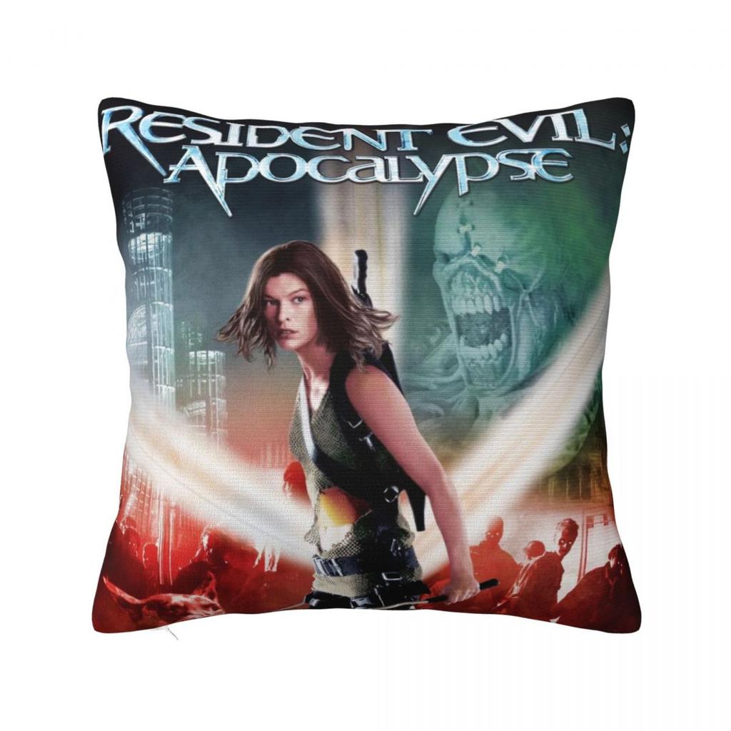Residents Evils Pillow Case Cushion Cover Polyester Graphic Pillow Cover Vintage Pillowcases For Sofa Bedroom Home Decor