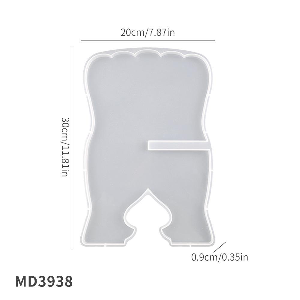 Unique Design Epoxy Resin Mold DIY Tool Reading Rack New Book Holder Mold Desk Decoration