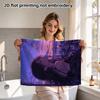 Back View Anime Girl Ultra Soft Absorbent Towel, Quick Dry Daily Use Bath Towel