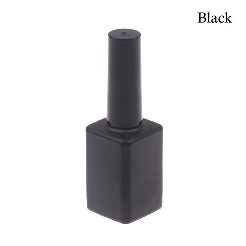 15Ml Nail Polish Bottle Nail Gel Empty Bottles With Brush Glass Empty Blending Bottle Nail Gel Empty Bottle Container Black