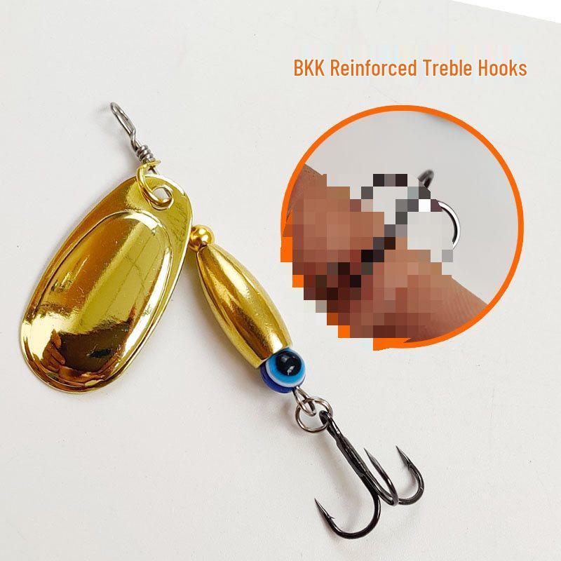 Pastoral Black Pit Rotating Bass Spinner Lure