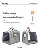 Portable Foldable Cat Backpack: Breathable, Handheld & Shoulder Design with Large Capacity